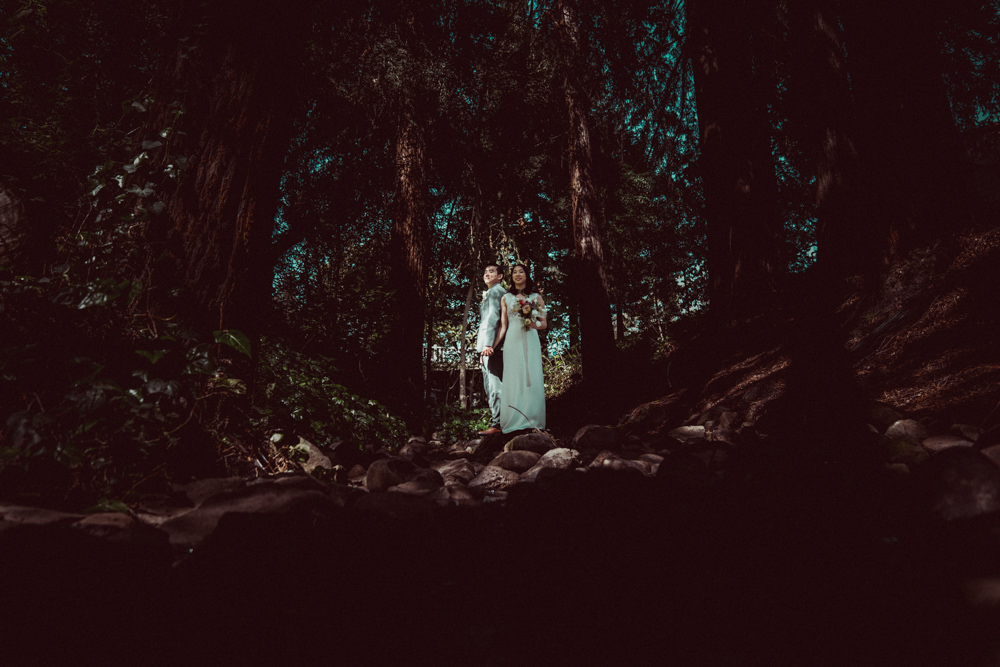 Unique wedding photo at Piedmont Community Hall wedding