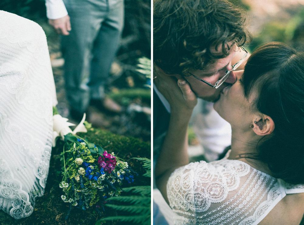 Napa mossy outdoor natured inspired wedding portrait