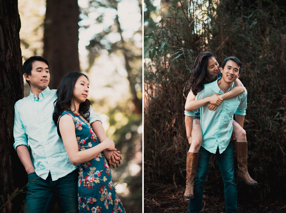 San Francisco engagement photographer shooting in golden gate park