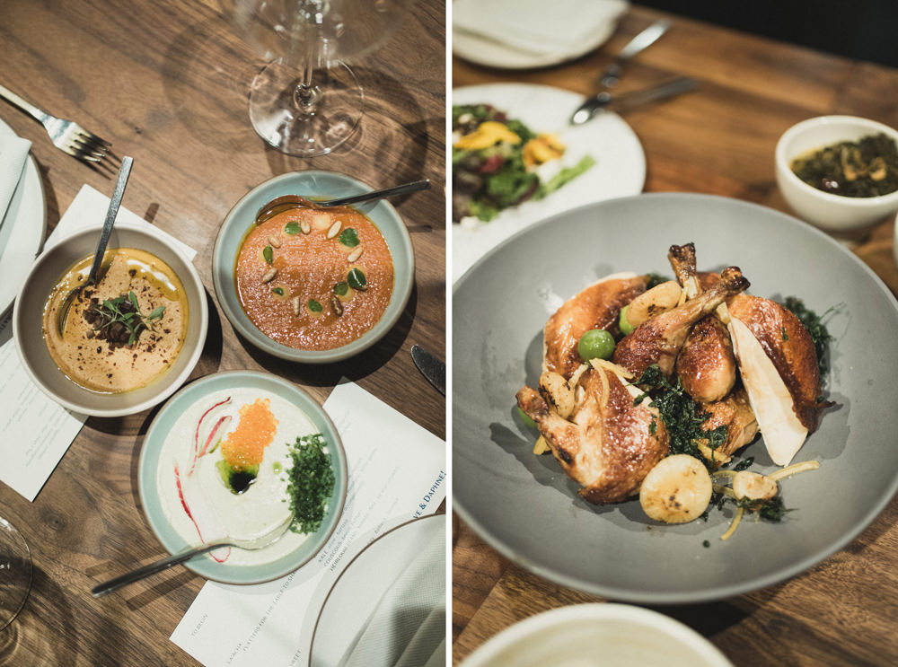 Mourad's roasted chicken and hummus