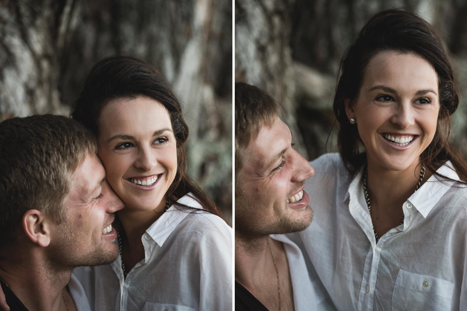 Couple engagement photography portrait in New Zealand